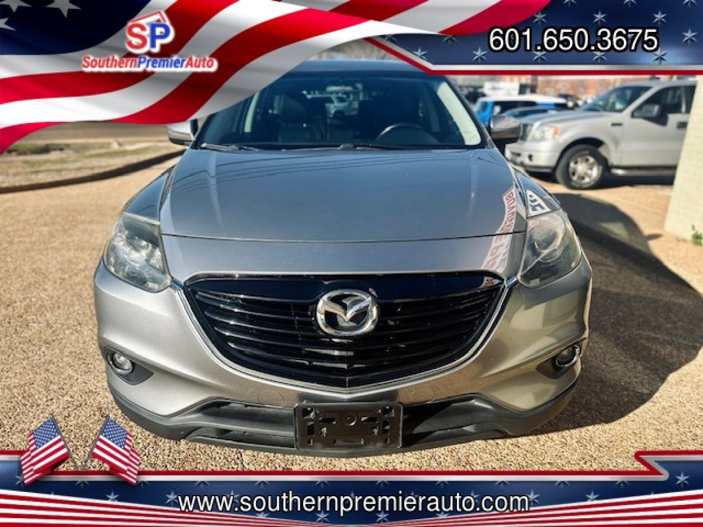 2014 SILVER MAZDA CX-9 TOURING (JM3TB2CA0E0) , located at 922 W. Beacon St., Philadelphia, MS, 39350, (601) 650-3675, 32.770447, -89.127151 - Photo#1